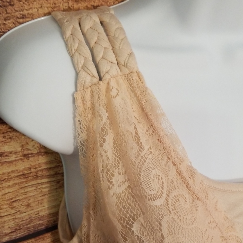 ๐2/$16.89 Rue21 Mini Dress Peach Size L - Picture 2 of 6
